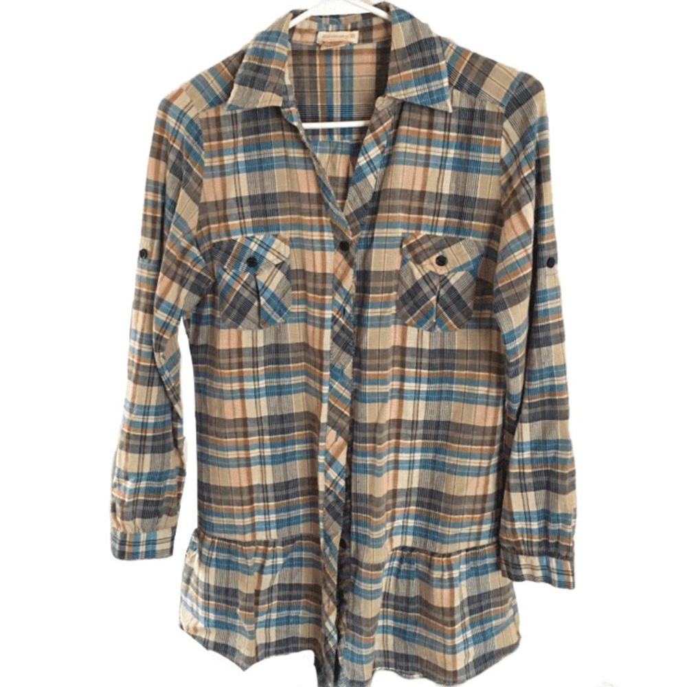 SAMMY VINTAGE PLAID SHIRT size M